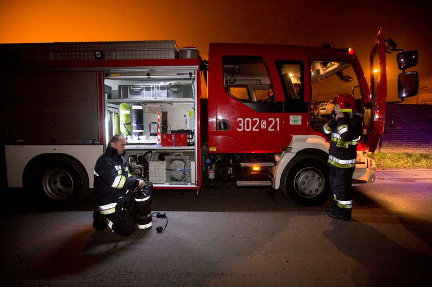 Pożar w Siemianowicach Śląskich