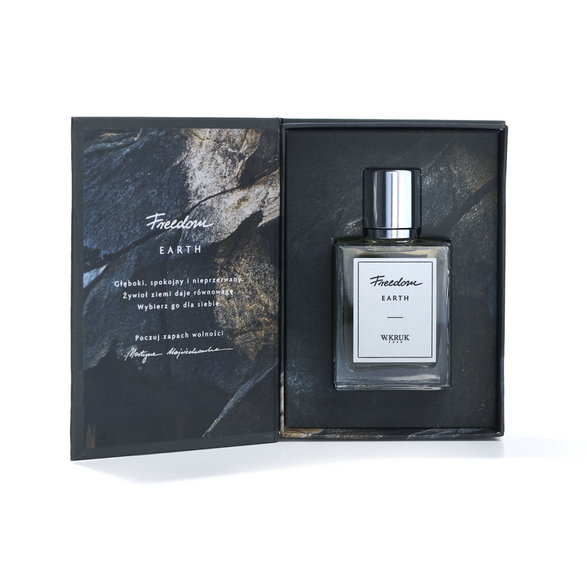 W.KRUK, perfumy Freedom EARTH, opakowanie, 50 ml, cena 349 zł