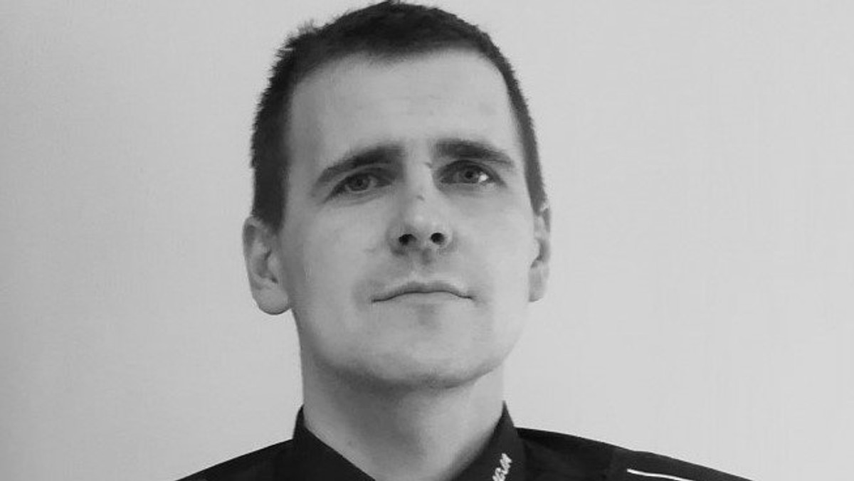 Łódzkie. Nie żyje Piotr Jabłoński. Policjant miał 37 lat