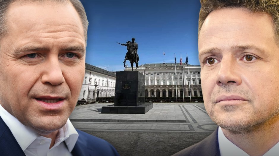 Karol Nawrocki i Rafał Trzaskowski