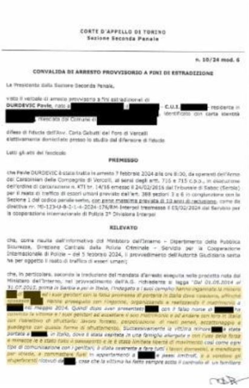 Optužnica iz Torina