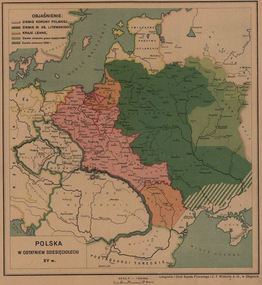 Polska pod koniec XV wieku