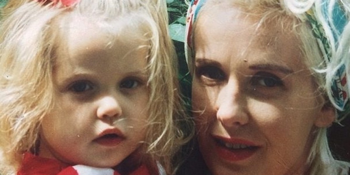 Paula Yates i Peaches Geldof