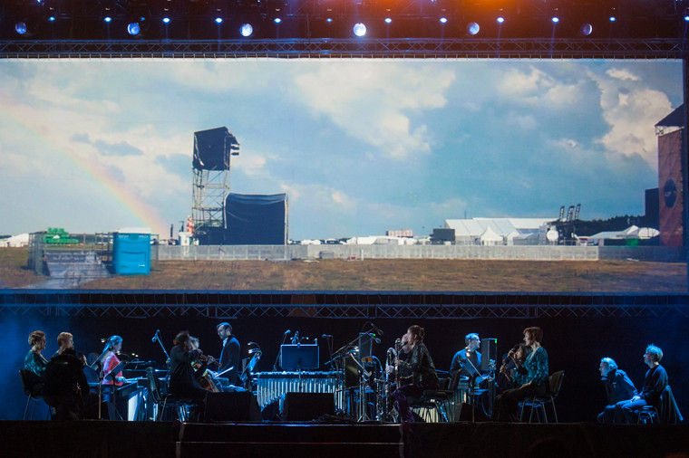 Steve Reich &amp; Ensamble Modern (fot. Monika Stolarska / Onet)