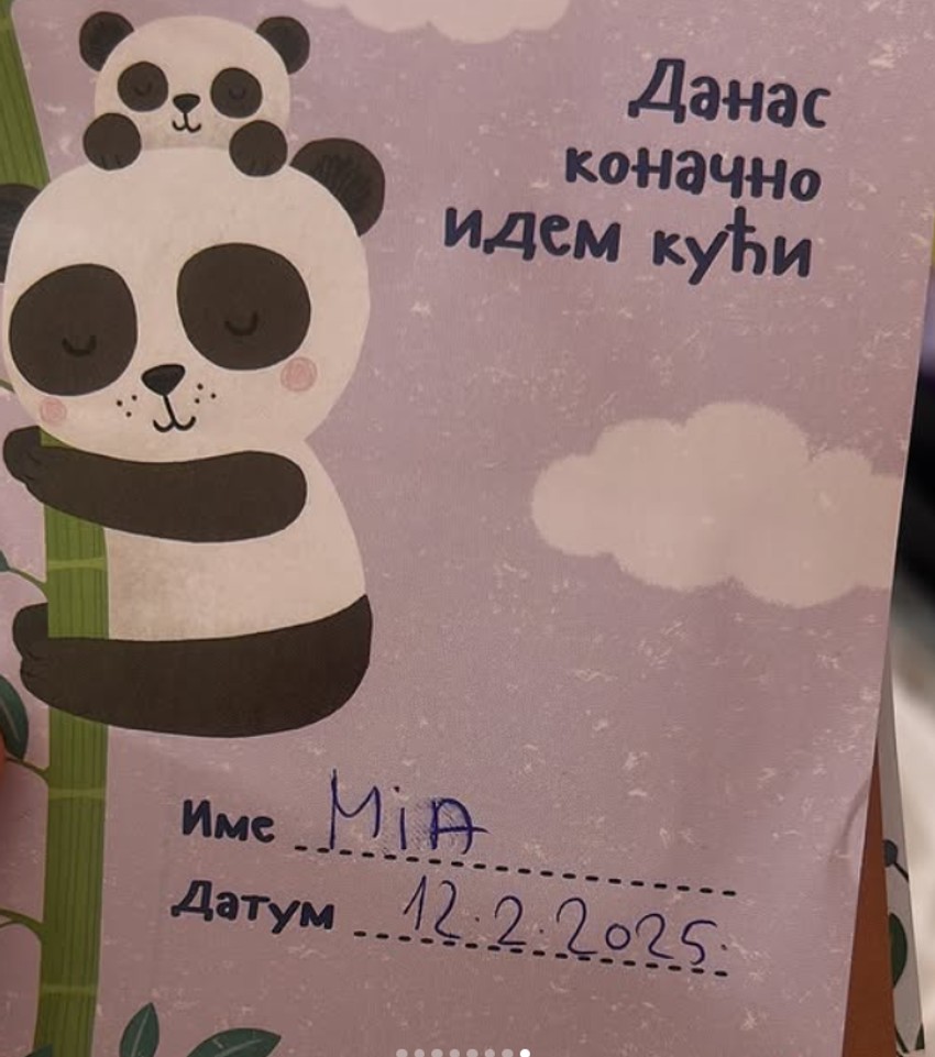 Anđelka Tomašević izašla iz porodilišta