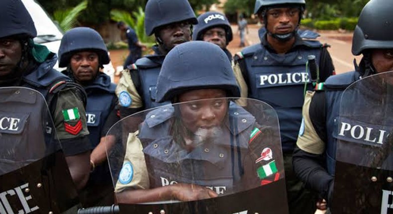 Men of the Nigeria Police Force (The Sun)