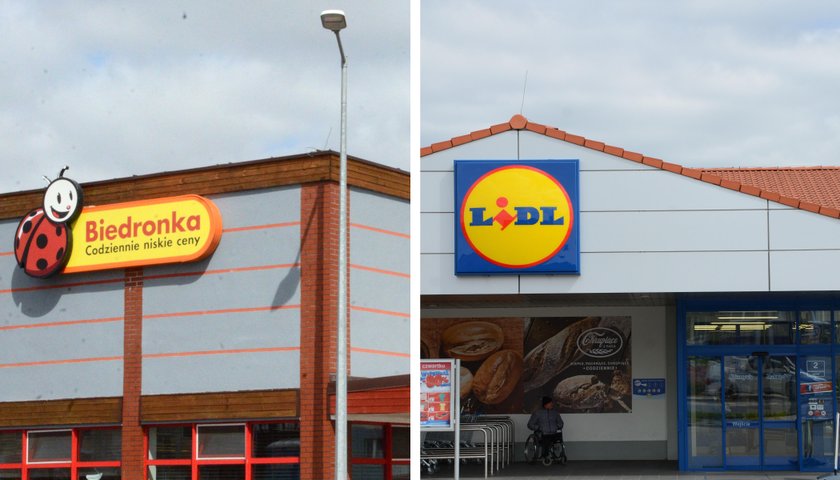 biedronka i lidl sklejka 