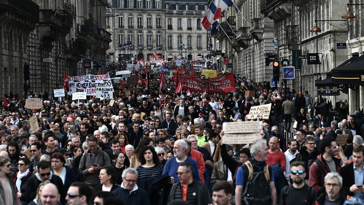 Protesty we Francji. Bordeaux