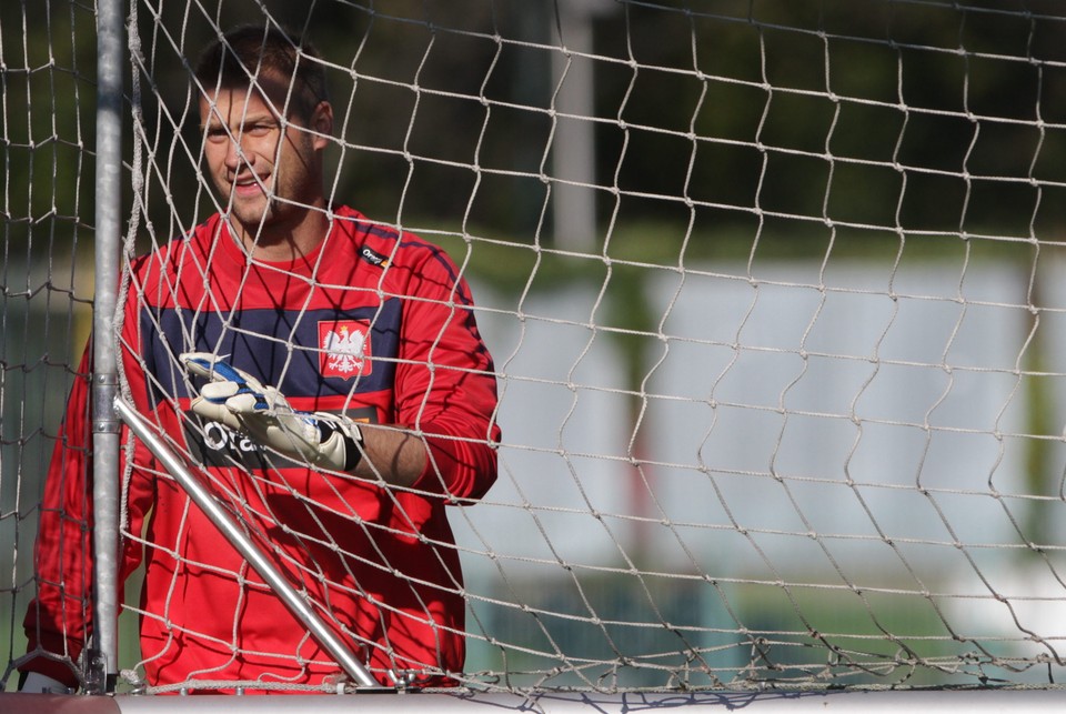 WARSZAWA TRENING PIŁKARSKIEJ REPREZENTACJI POLSKI