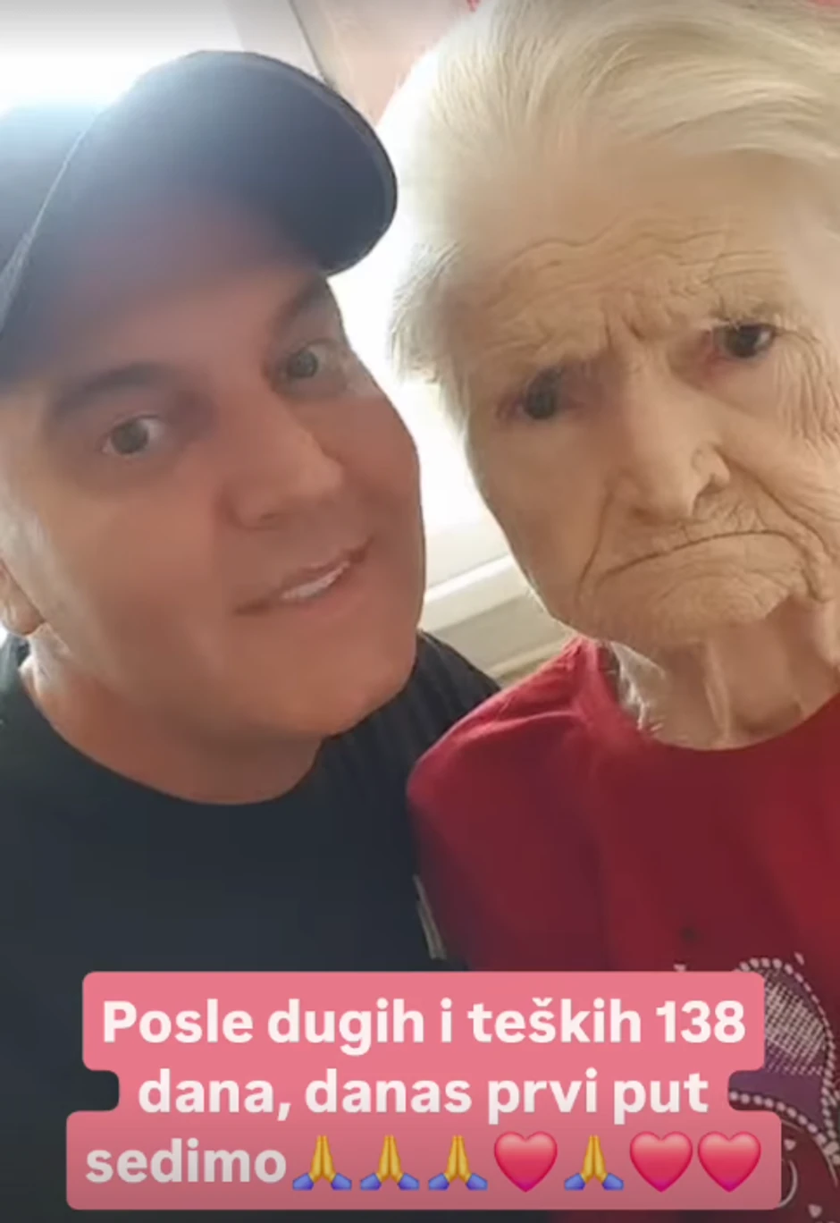 Milan Milošević sa majkom