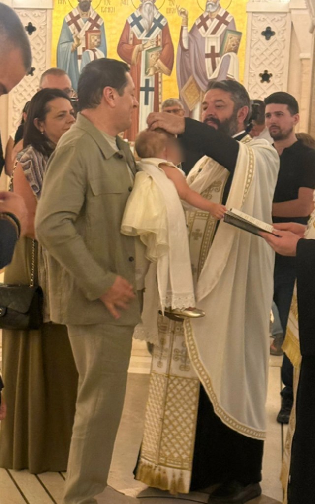 Aleksandra Prijović i Filip Živojinović, krštenje ćerke
