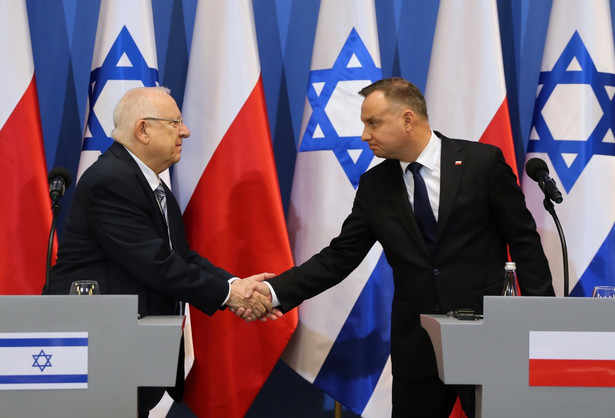 Prezydenci Duda i Riwlin spotkali się w poniedziałek w Oświęcimiu, przed głównymi uroczystościami z okazji 75-lecia wyzwolenia Auschwitz