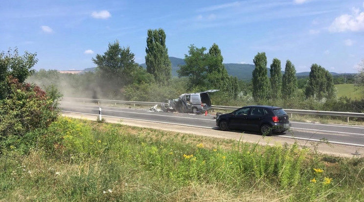 Súlyos baleset történt Kosd közelében / Fotó: Blikk