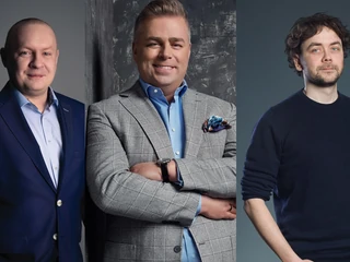 Od lewej: Rafał Barański, CEO braf.tech, Bertus Servaas, prezes VIVE Group, Adam Przymusiała, współzałożyciel BinarApps