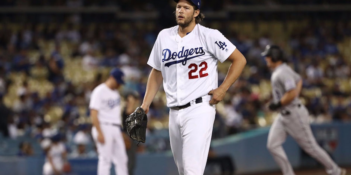 Clayton Kershaw threw nearly 30,000 pitches before giving up the first grand slam of his career