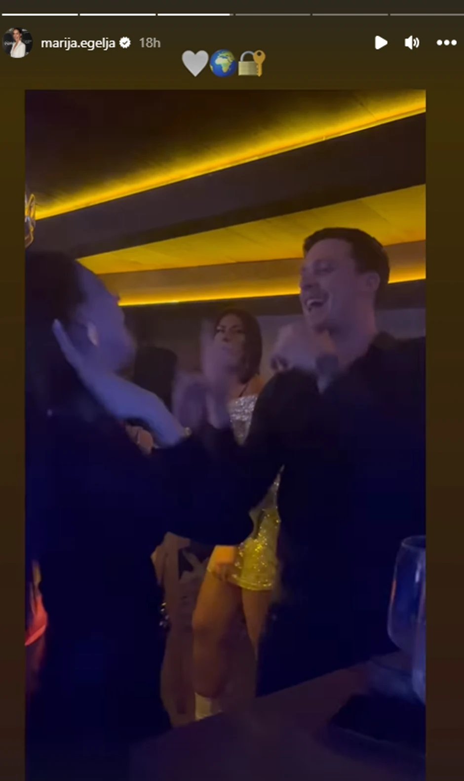 Marija Egelja sa suprugom