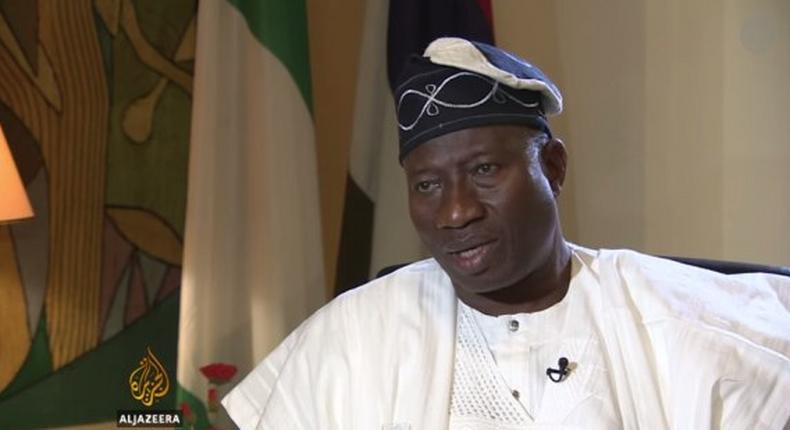 Ex-President Goodluck Jonathan on Al Jazeera.