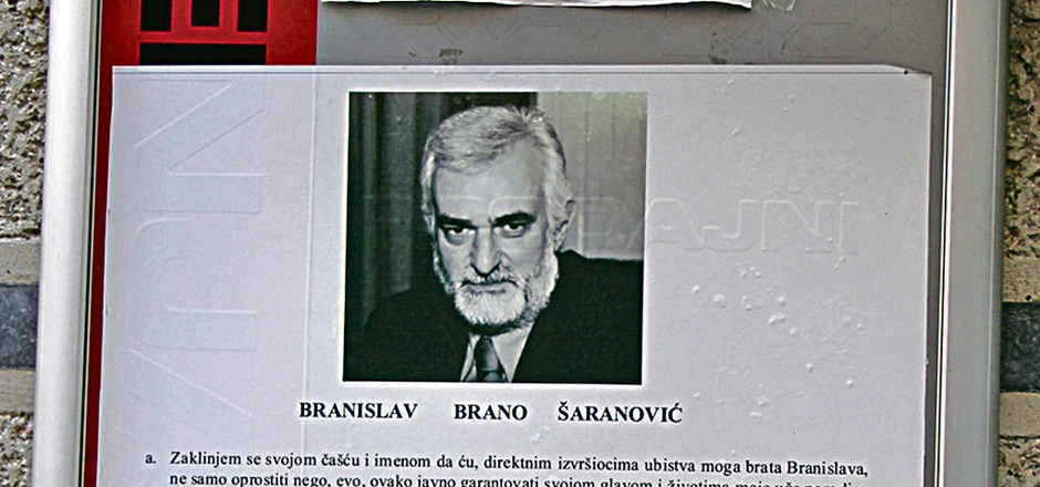 Ubijen 2009. godine u Beogradu: Branislav Šaranović