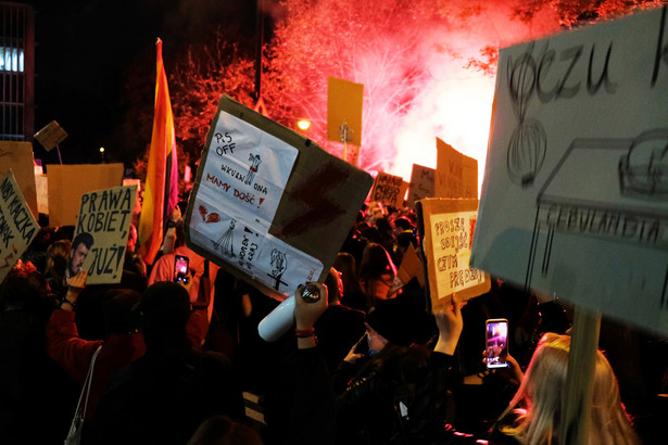 Protesty w Warszawie 28 października 2020 11