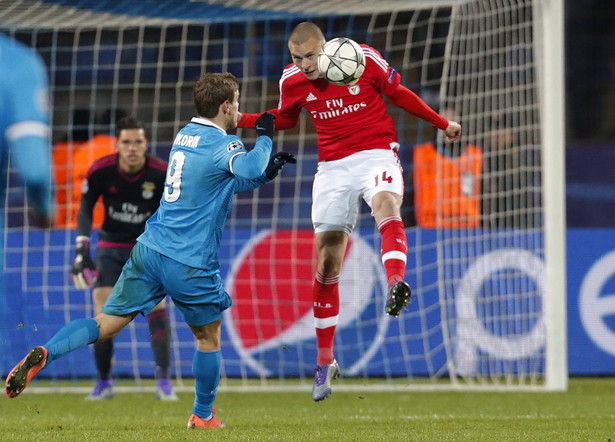 Liga Mistrzów: Benfica gra dalej. Zenit odpadł w 1/8 finału. WIDEO