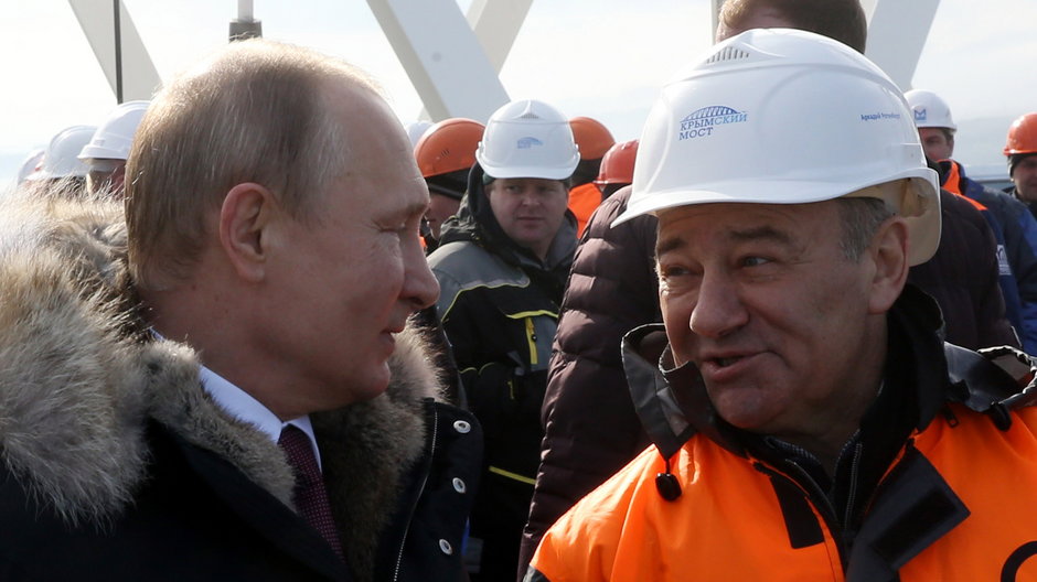 Arkady Rotenberg i Władimir Putin, fot. z 2018 r.