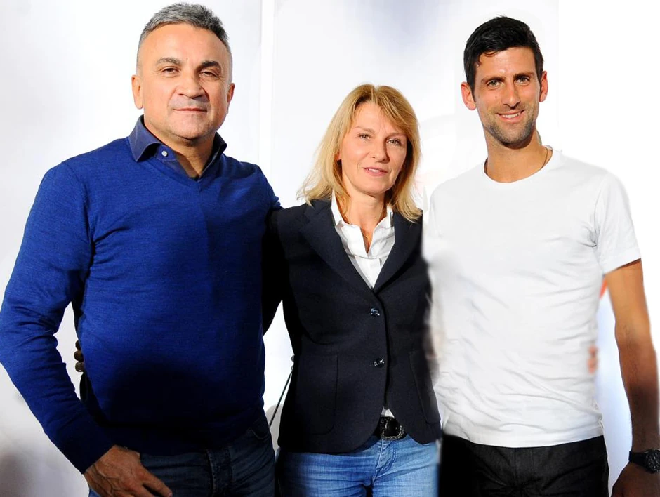 Srđan, Dijana i Novak Đoković 