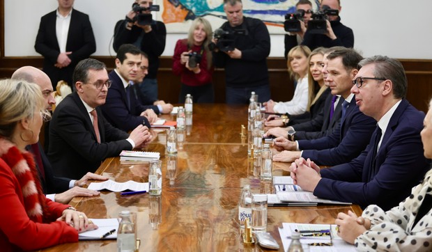 Aleksandar Vučić i Žan-Noel Baroo