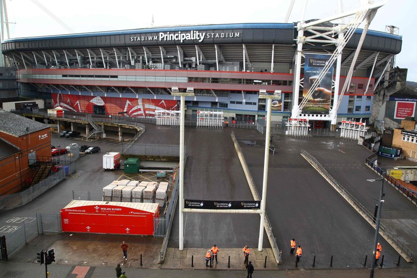 Największy stadion Walii zostanie szpitalem polowym