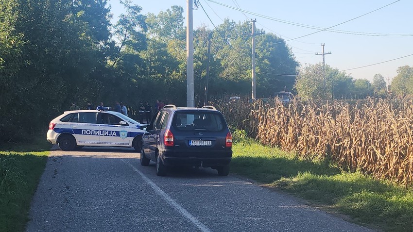 Mesto ubistva kod Obrenovca 