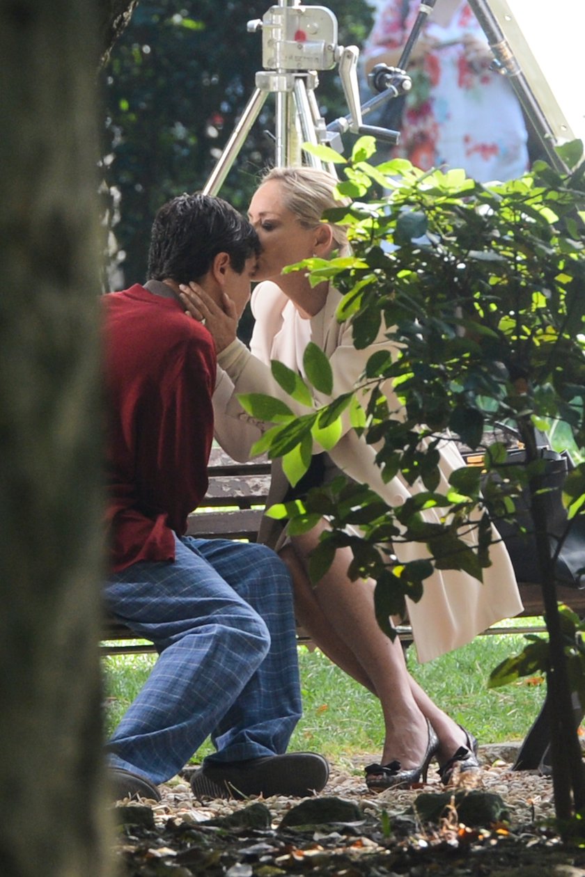 Sharon Stone i Riccardo Scamarcio