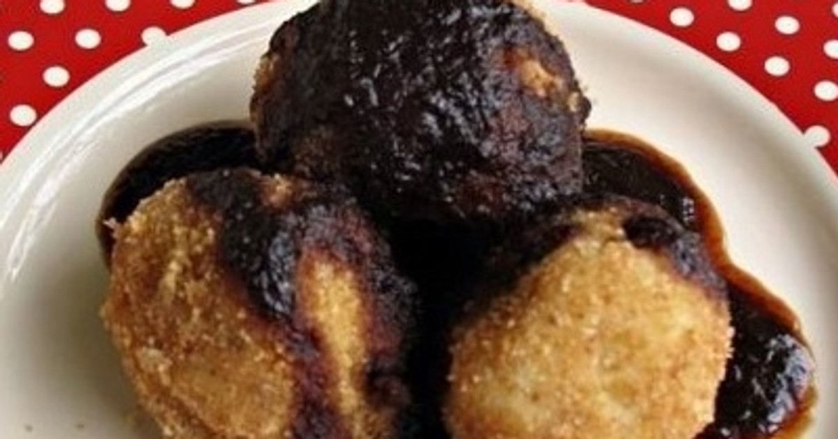 Szilvalekváros gombóc szilvaöntettel recept