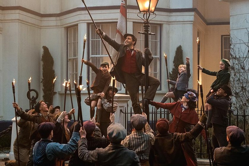 Kadr z filmu „Mary Poppins powraca”