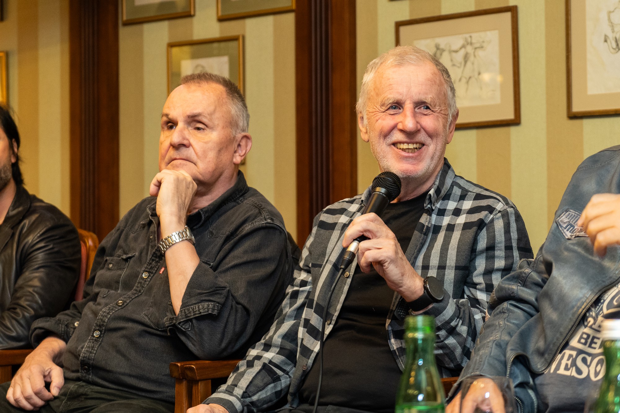 Jožo Ráž a Ján Baláž z Elánu.