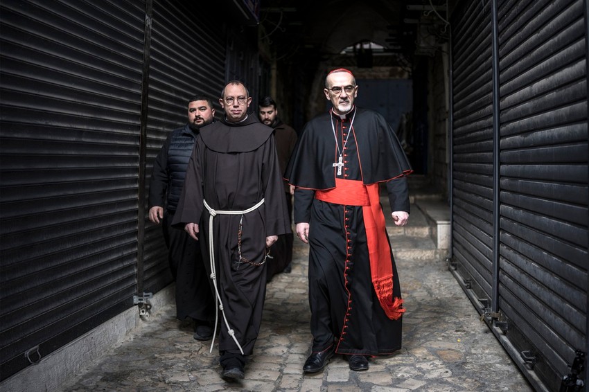 Pjerbatista Picibala, uskršnja misa u Jerusalimu 5. aprila