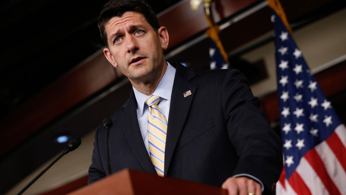 U.S. House Speaker Ryan holds his weekly news conference at the U.S. Capitol in Washington