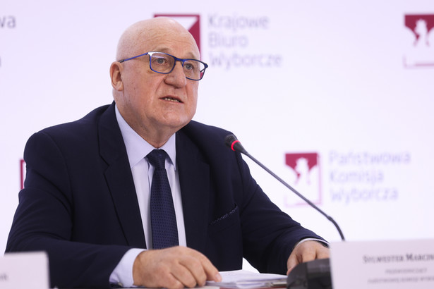 Przewodniczący Państwowej Komisji Wyborczej Sylwester Marciniak