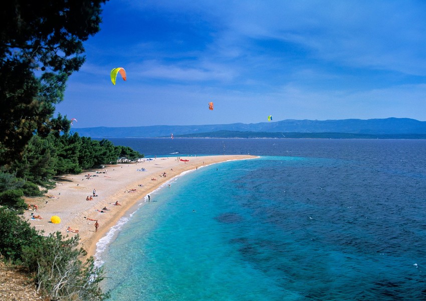 Zlatni rat u Bolu na Braču
