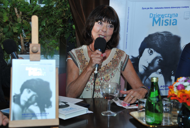 Krystyna Podleska na promocji książki "Dziewczyna Misia"