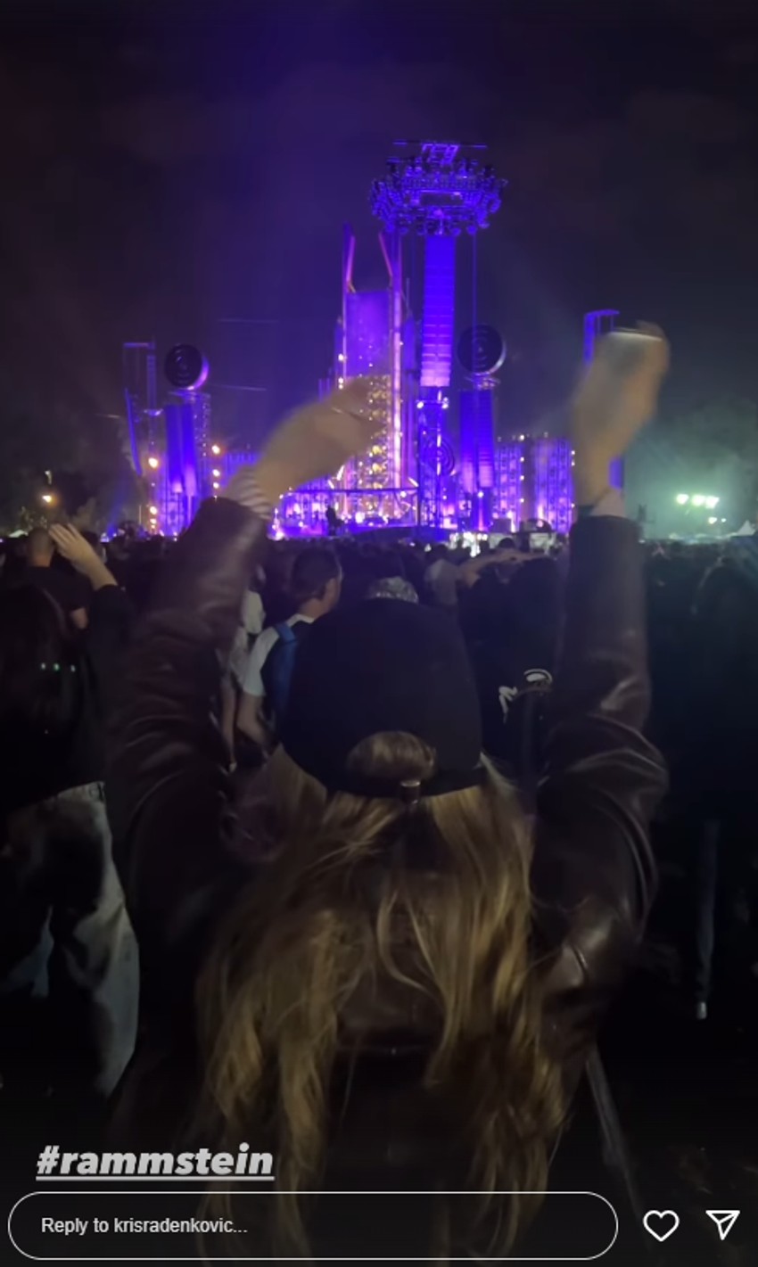 Kristina Radenković na Ramštajnovom koncertu