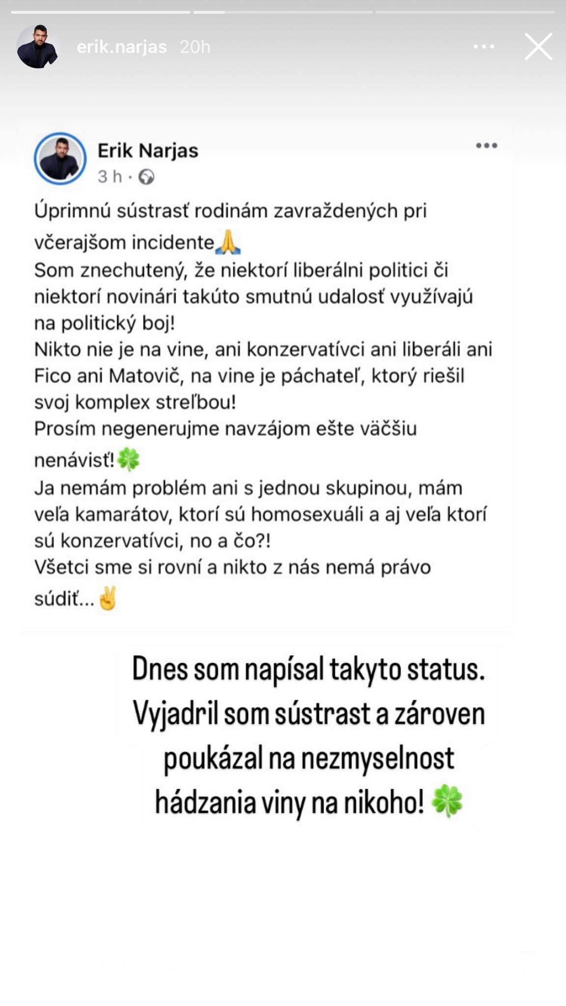 Výmena názorov medzi poslancom Erikom Ňarjašom a Jarom Slávikom. 