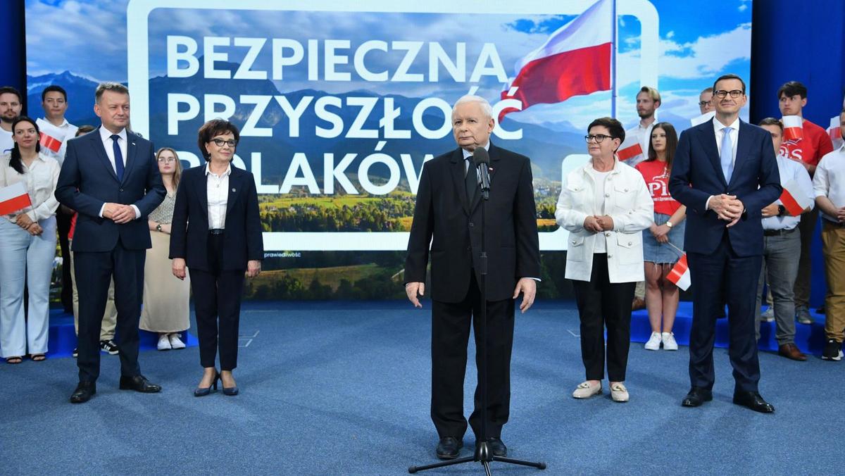 Prezentacja hasła wyborczego PiS w wyborach parlamentarnych 2023 r.