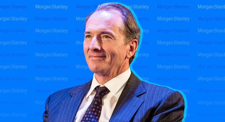 Morgan Stanley CEO James Gorman. Andrew Burton/Getty Images; Samantha Lee/Insider
