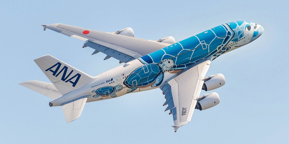 Airbus A380 dla All Nippon Airways będzie obsługiwał trasę z Tokio do Honolulu