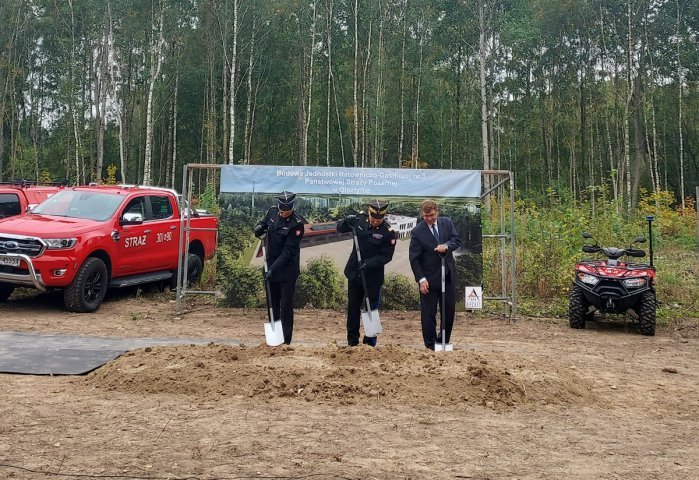 Jednostka straży pożarnej na Pieczewie coraz bliżej. Odbyła się uroczysta inauguracja