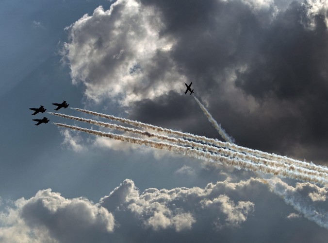 Trzy myśliwce MIG-29