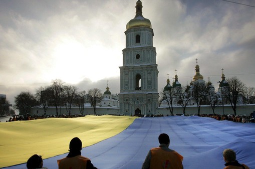 UKRAINA TRZECIA ROCZNICA POMARACZOWEJ REWOLUCJI