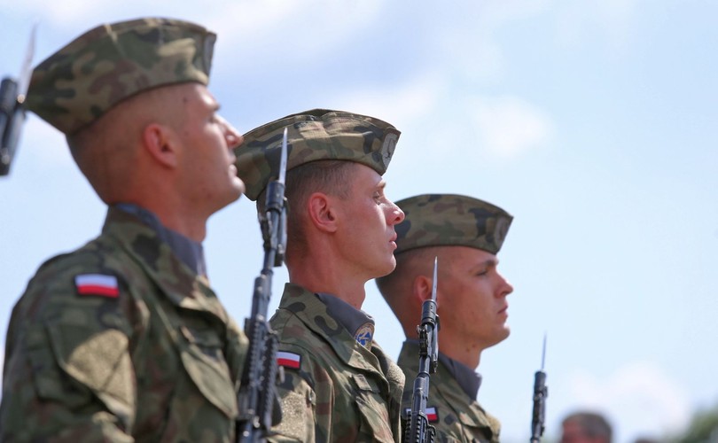 Przemarsz był głównym punktem obchodów Święta Wojska Polskiego