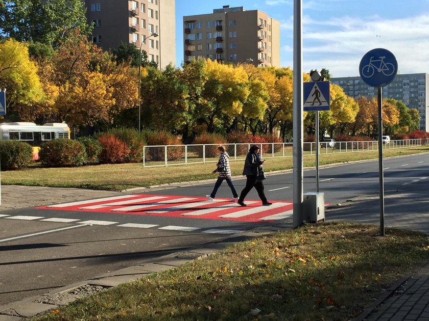 Aktywne przejście przy ul. Kondratowicza