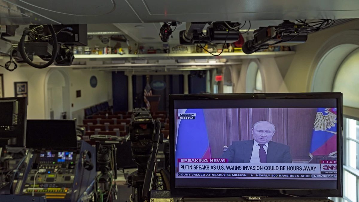 Rosyjska telewizja państwowa krytykuje wojnę w Ukrainie
