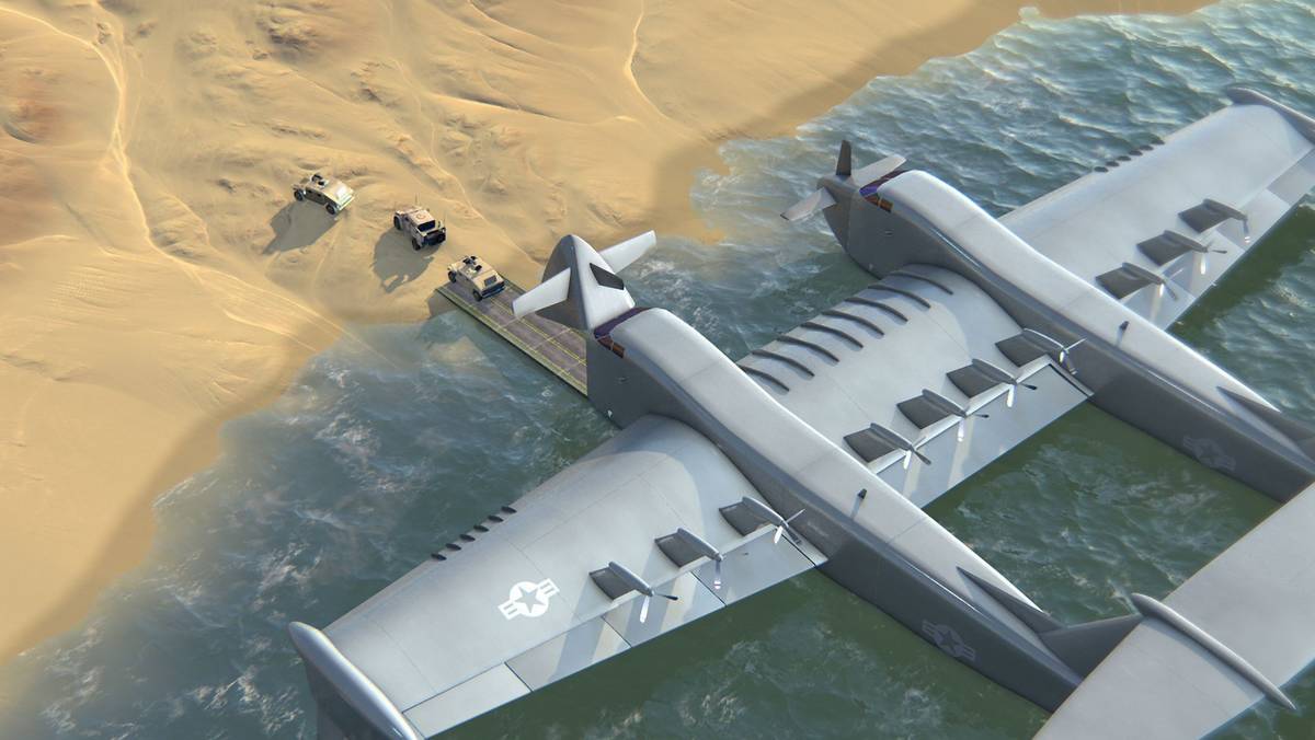Nowy hydroplan armii USA — grafika koncepcyjna